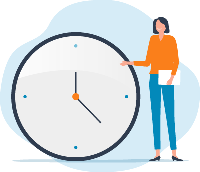 対応時間の大幅削減のイメージ