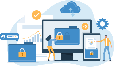セキュリティ体制のイメージ（安全で透明な運用）