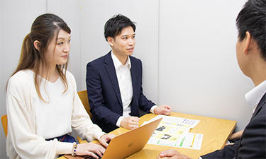 社員のコミュニケーションイメージ。